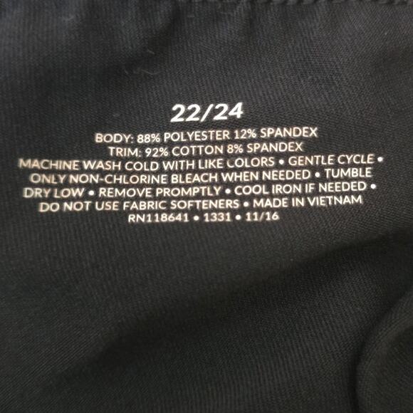 Livi Active Black White Athletic Hiking Workout Walking Women's Leggings 22/24 - Picture 5 of 5